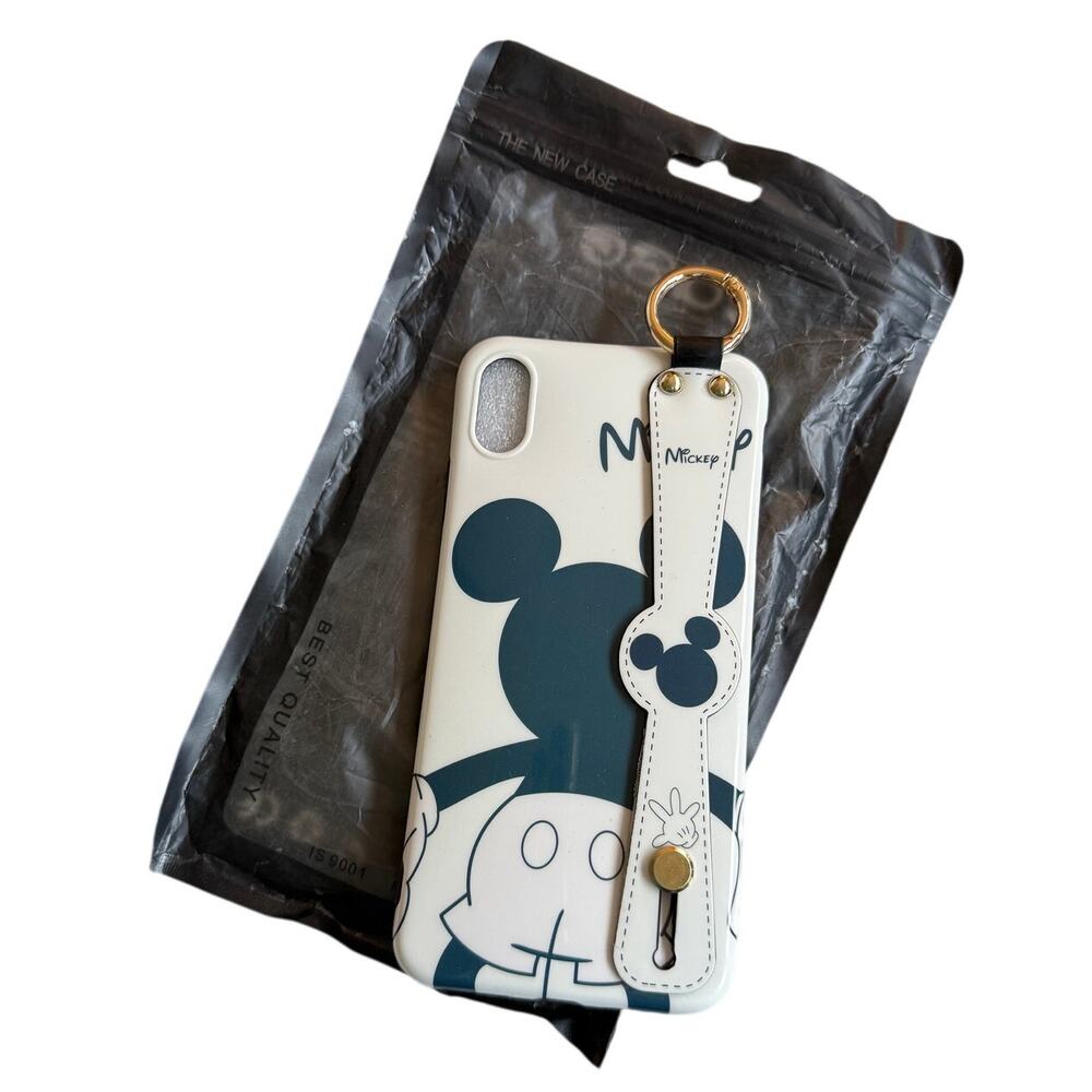 Disney Mickey Mouse iPhone XS Max Case Wrist Strap Key Ring - Picture 5 of 5
